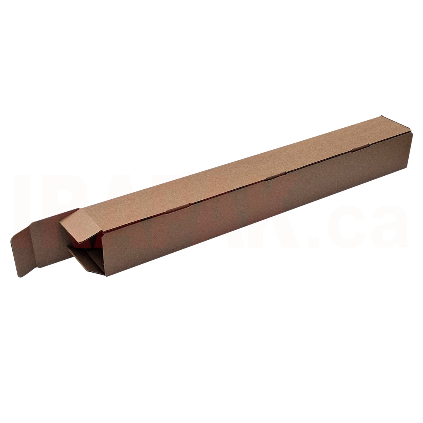 Twenty-five inch kraft square mailing tube for shipping posters and artwork.