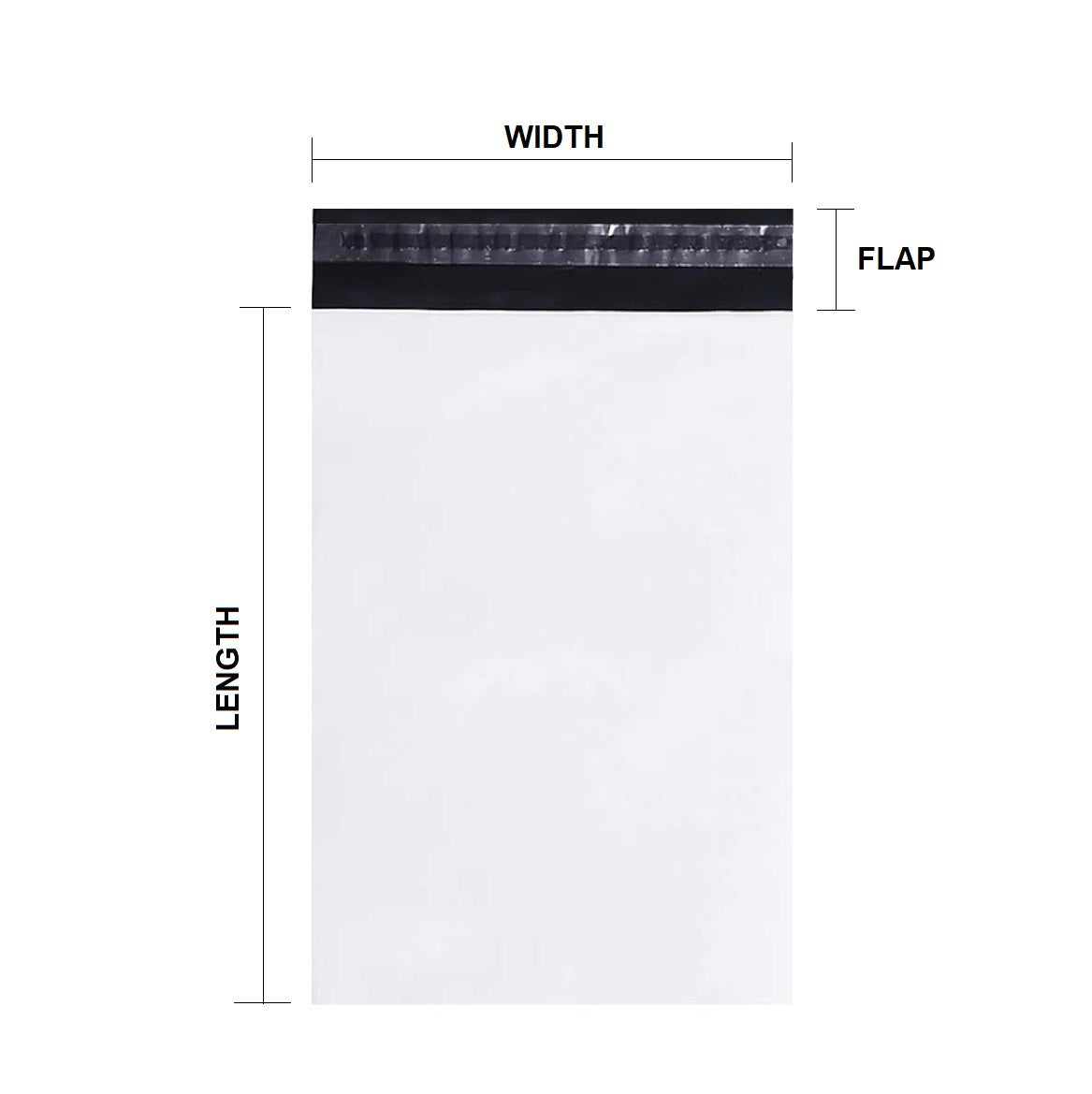 12" x 15.5" Apparel Shipping Bags 800/case