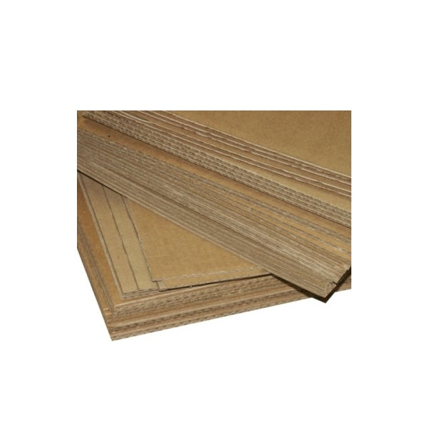 Corrugated pads for shipping LP vinyl records for extra protection