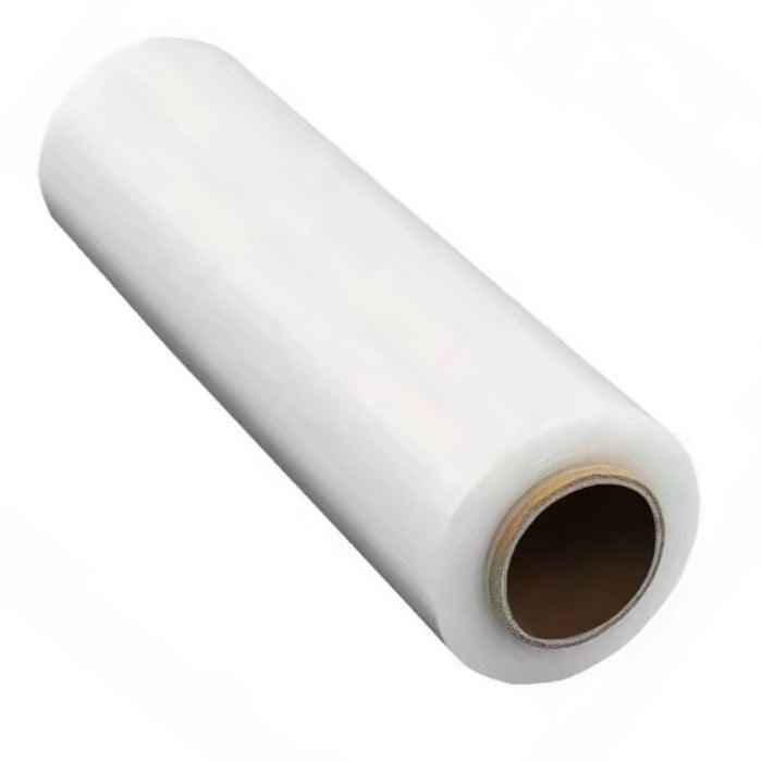 Clear stretch film for wrapping pallets for safe and secure shipping or product protection from scratches, damage or dust during moving or storage
