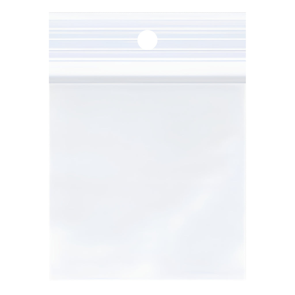 2" x 2" Reclosable Poly Bags 2 Mil Clear (1000/cs)