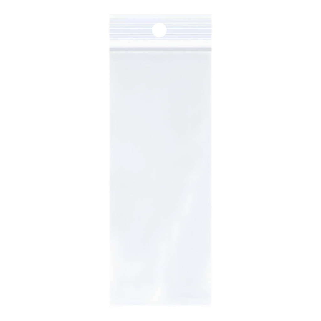 2" x 5" Reclosable Poly Bags 2 Mil Clear (1000/cs)