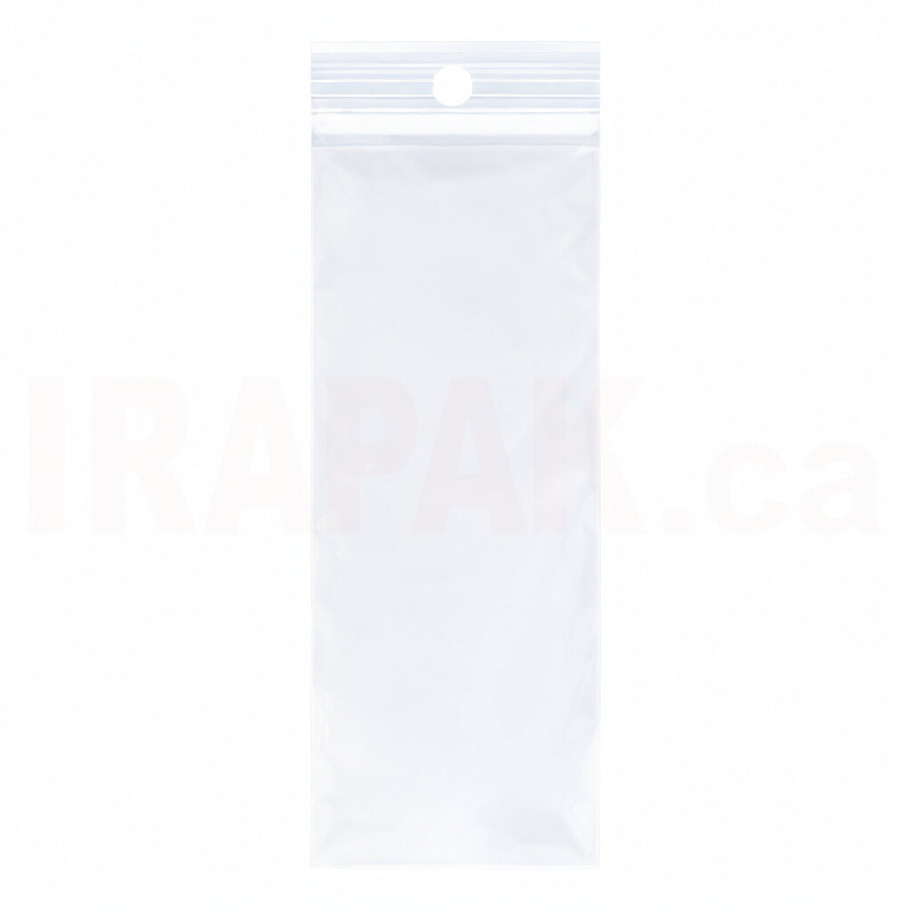 2" x 5" Reclosable Poly Bags 2 Mil Clear (1000/cs)