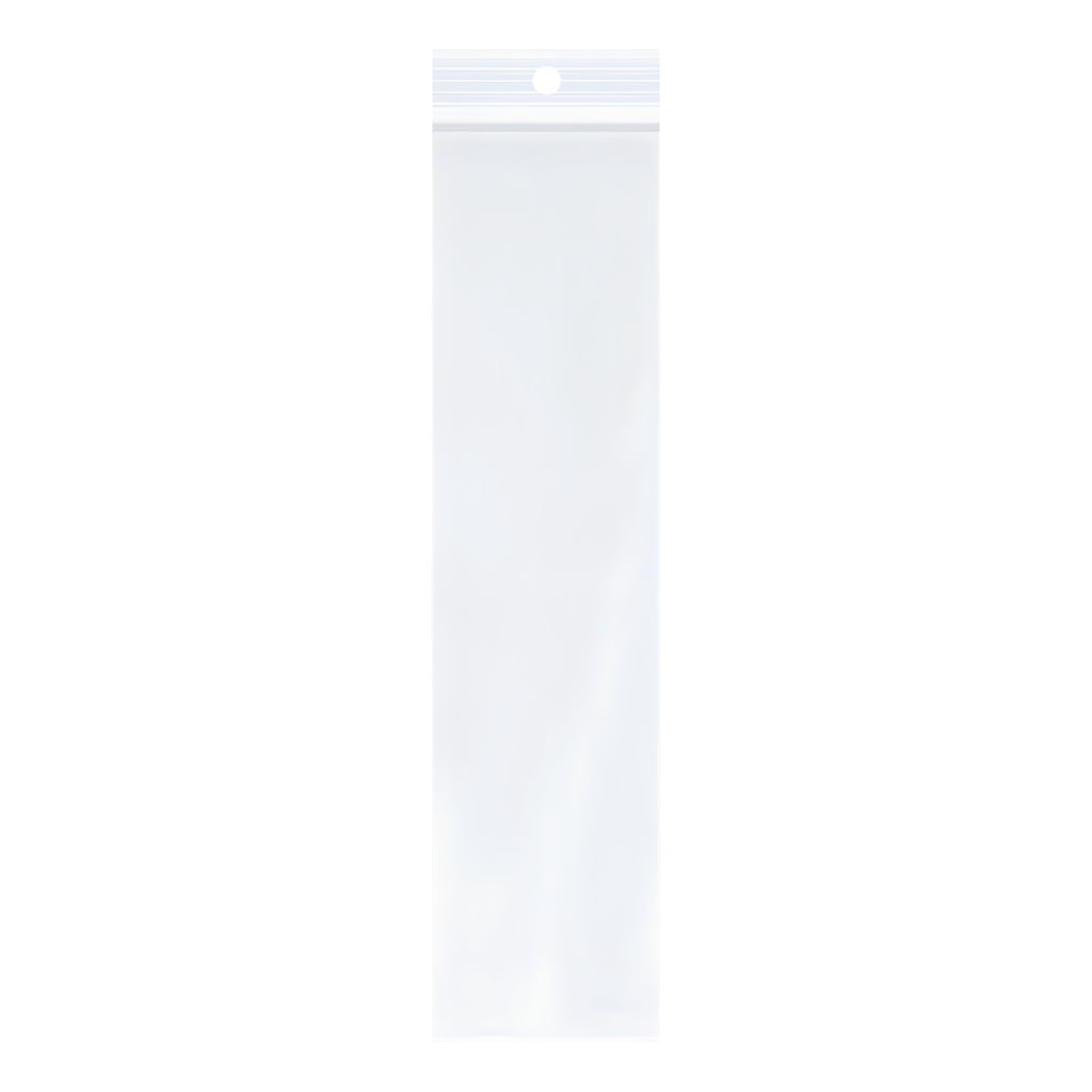 2" x 8" Reclosable Poly Bags 2 Mil Clear (1000/cs)