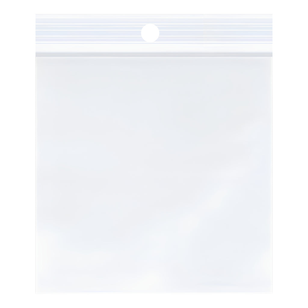 4" x 4" Reclosable Poly Bags 2 Mil Clear (1000/cs)