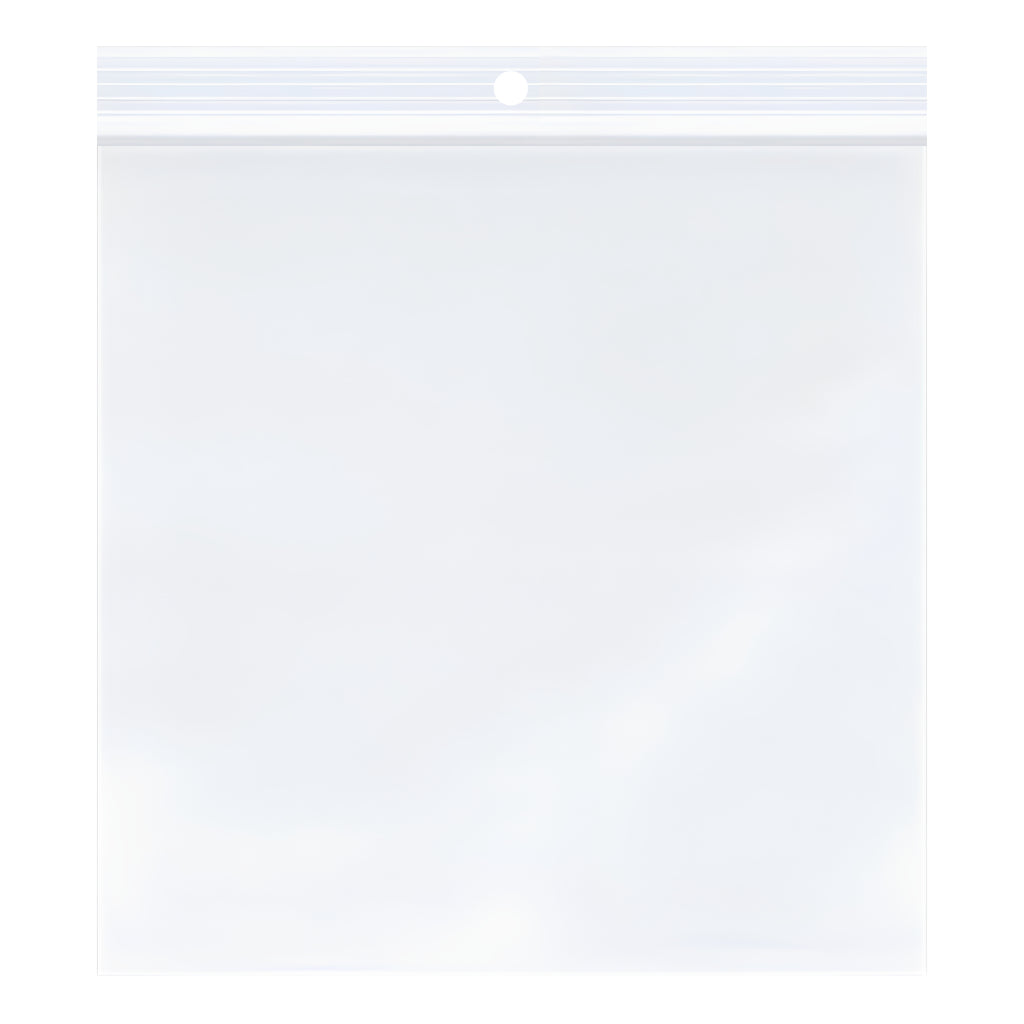 6" x 6" Reclosable Poly Bags 2 Mil Clear (1000/cs)
