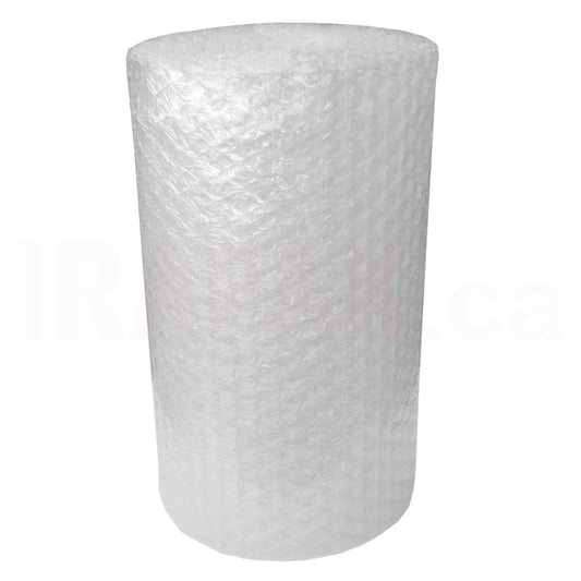 24 inch wide large bubble film, 50 feet long, 5/16 inch bubbles, cushioning for void fill and shipping heavy items.
