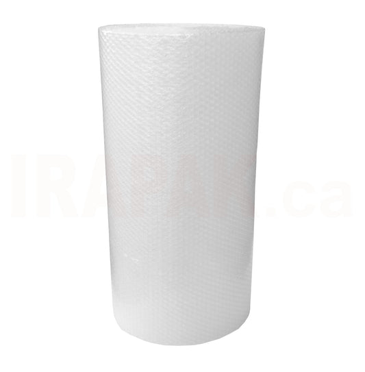 24 inch wide bubble wrapping roll, 75 feet long, small 3/16 inch bubbles, wide cushioning for wrapping mirrors and art.
