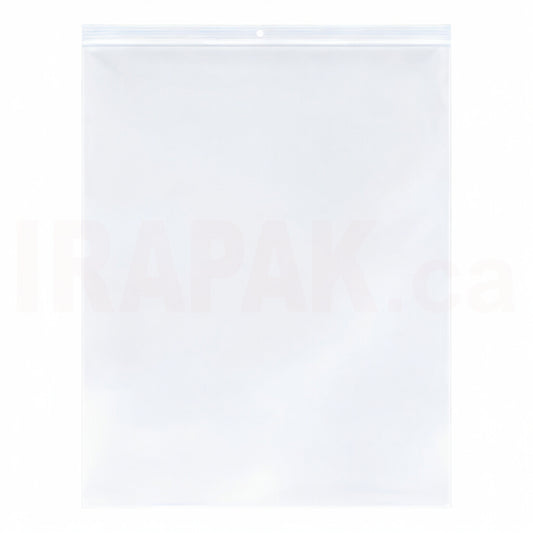12" x 15" Reclosable Poly Bags 2 Mil Clear (1000/cs)