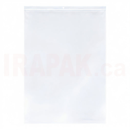13" x 18" Reclosable Poly Bags 2 Mil Clear (1000/cs)