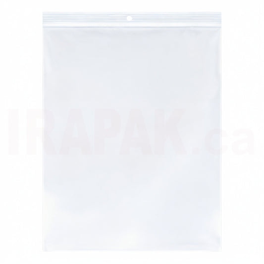 8" x 10" Reclosable Poly Bags 2 Mil Clear (1000/cs)