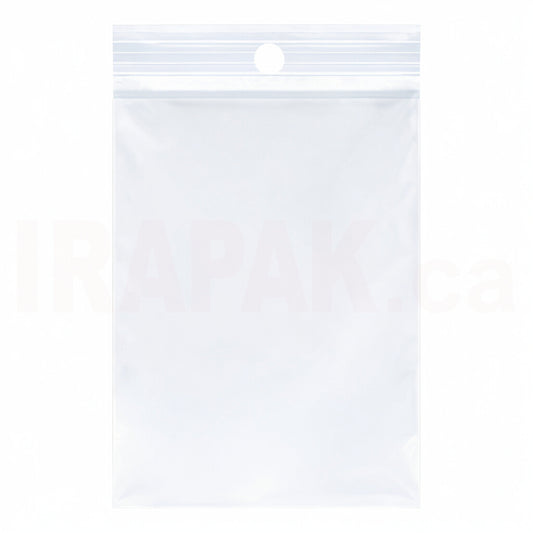 3x4 4 Mil clear heavy duty food grade poly ziplock bags 1000 pieces with hang hole for jewelry, screws, and parts