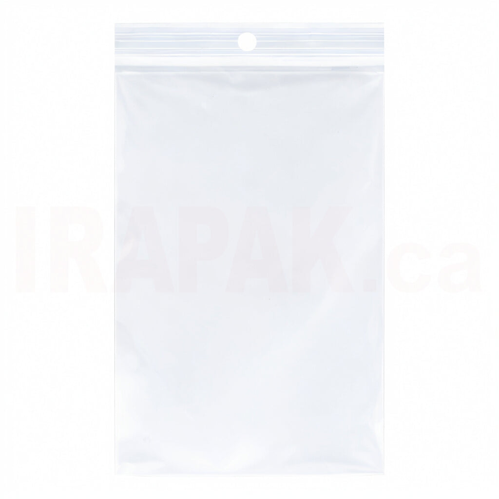 4x6 inch 4 mil food safe reclosable bag for smartphone cables, postcards, large cookies, and more.