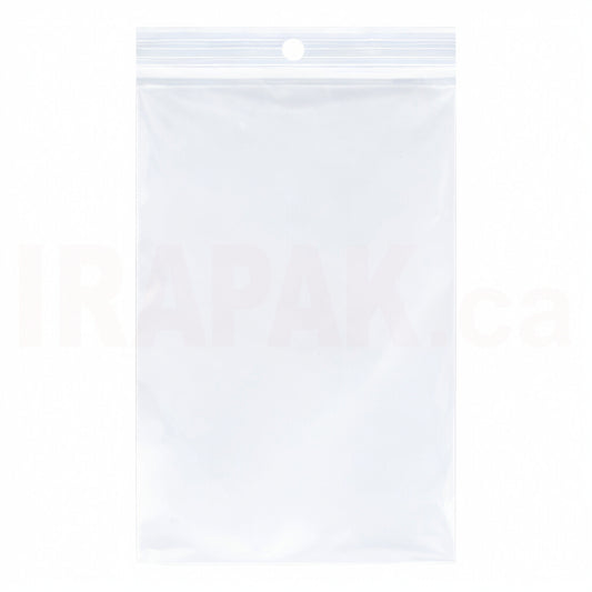 4x6 inch 4 mil food safe reclosable bag for smartphone cables, postcards, large cookies, and more.