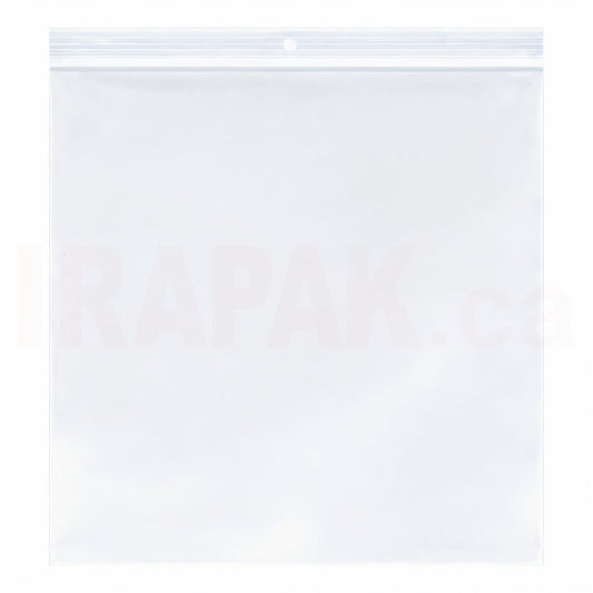 8x8 inch 4 mil thick reclosable bag for scrapbooking paper, circular saw blades, deli meats, and more.