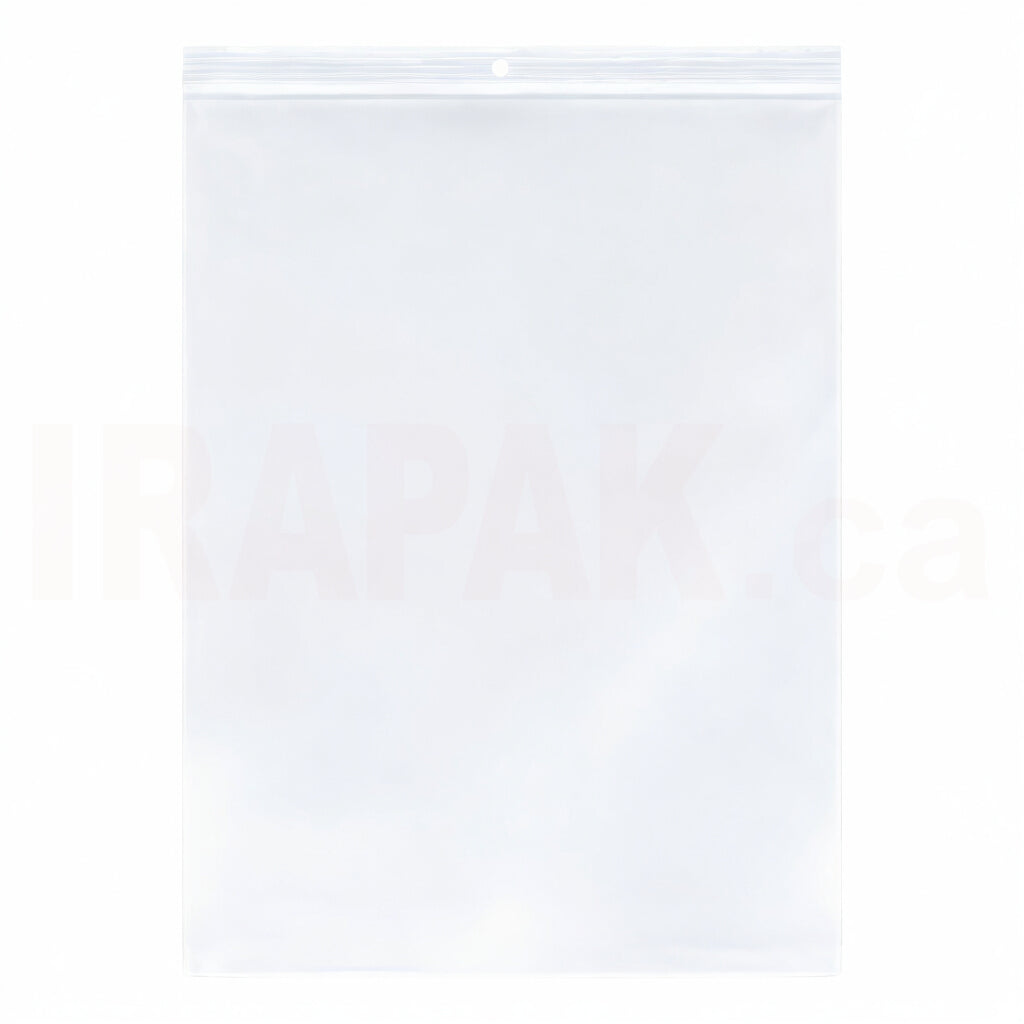 9x12 inch 4 mil heavy duty plastic bag for magazines, medium tool kits, and more.