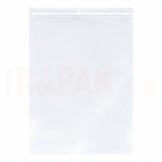 9x12 inch 4 mil heavy duty plastic bag for magazines, medium tool kits, and more.