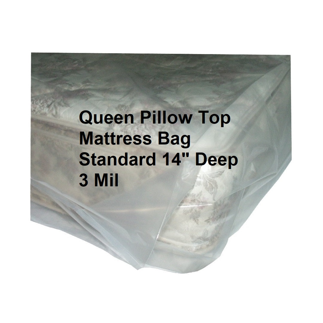 Queen Pillow Top Mattress Bag - Standard 3 Mil