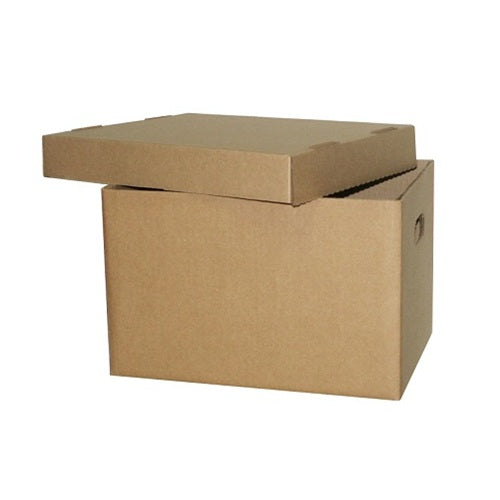 Bankers Boxes are made from sturdy corrugated cardboard and easy to assemble