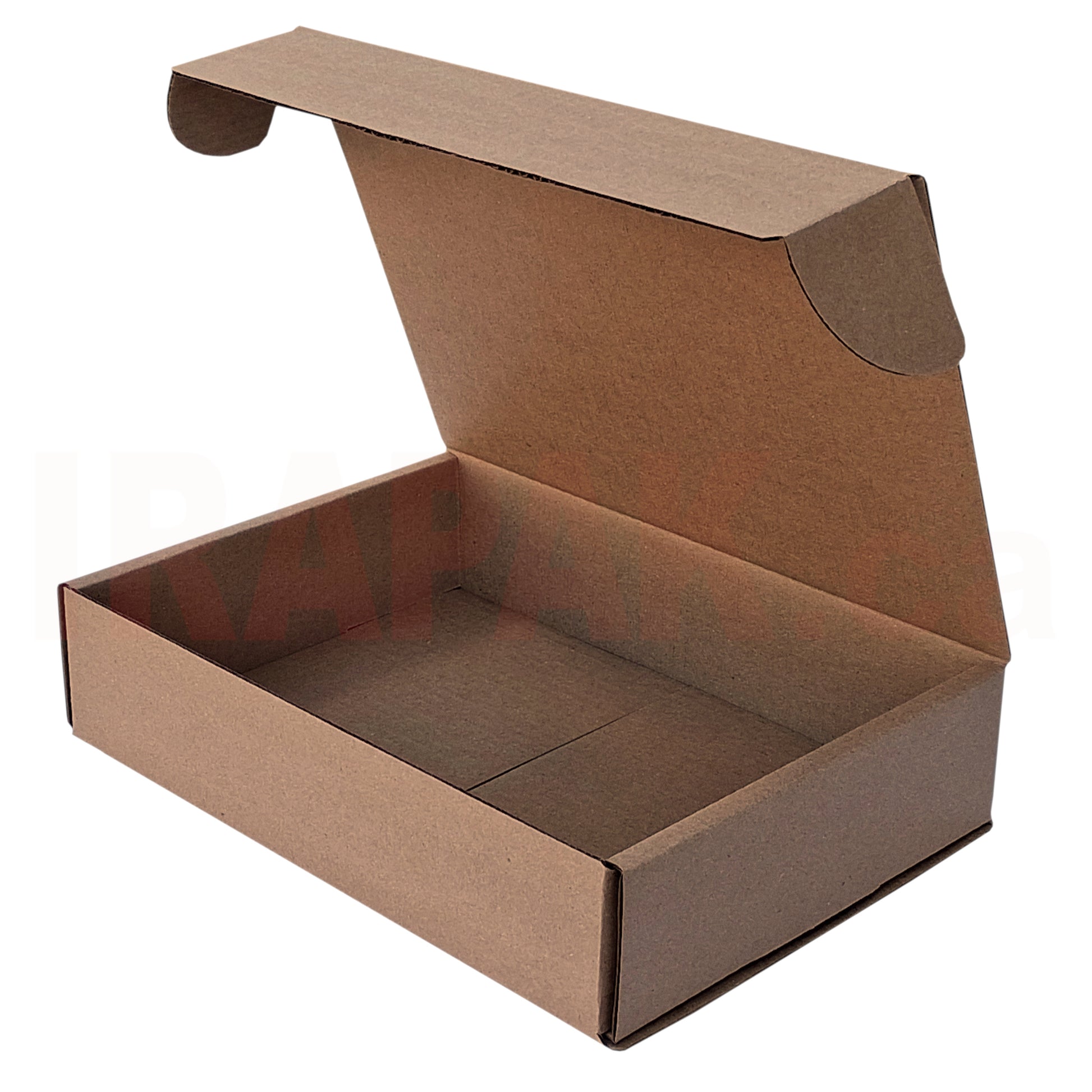 Premium tab-locking mailer box designed for securely shipping tablets, iPads, and Samsung Galaxy Tabs.